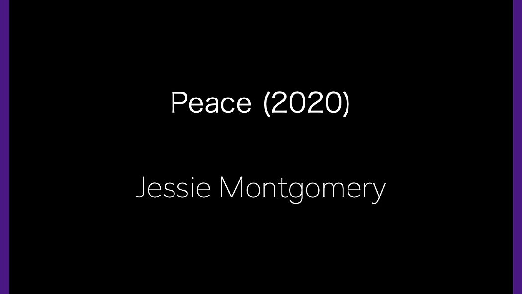 MONTGOMERY, Jessie : Peace (2020)